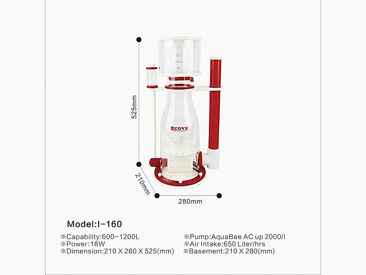 AQUABEE COVE - I-160 Protein Skimmer