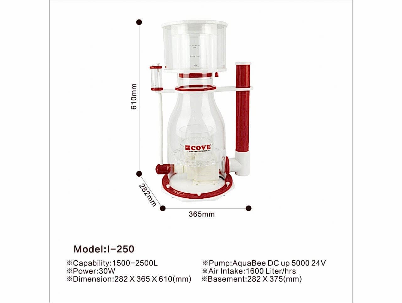 AQUABEE COVE - I-250 Protein Skimmer