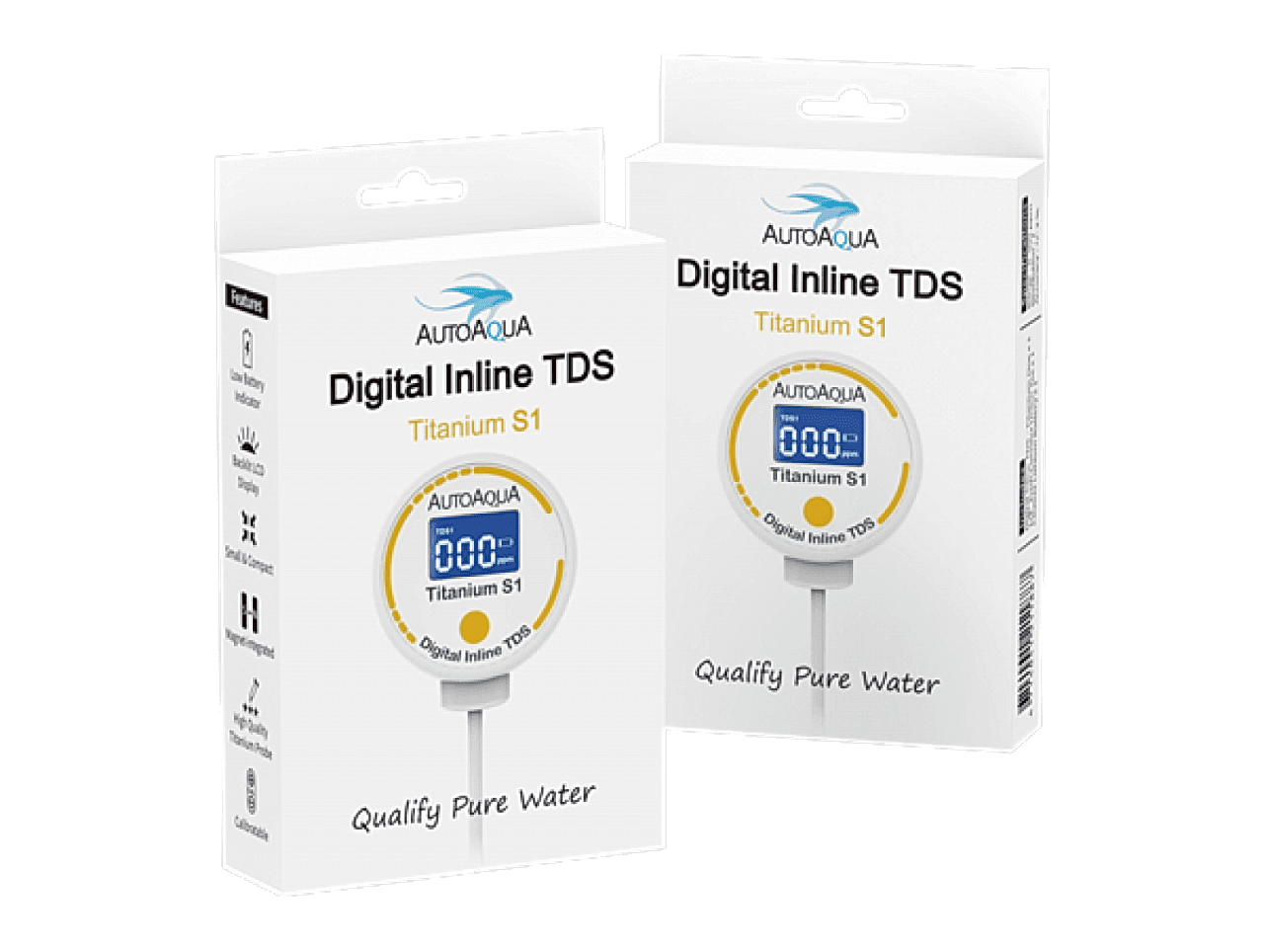 AUTOAQUA - Digital Inline Tds - Titanium S1 TDS-100S