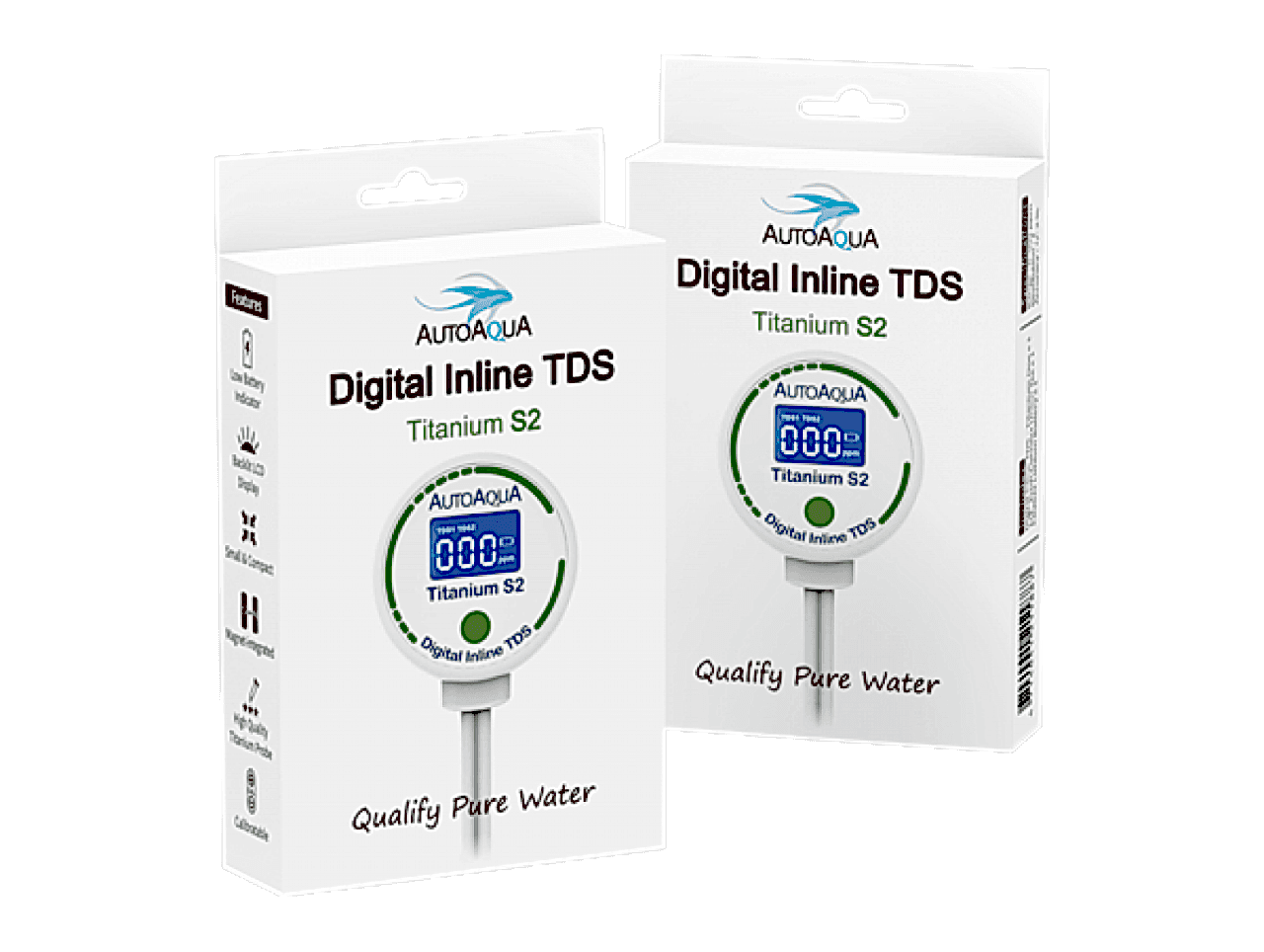 AUTOAQUA - Digital Inline Tds - Titanium S2 TDS-200S